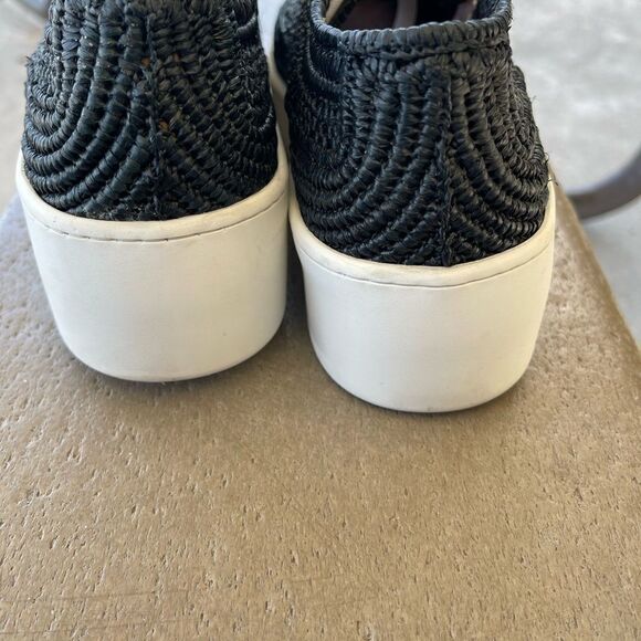 Clergerie Lisa7 Black Raffia Loafers - Picture 10 of 11